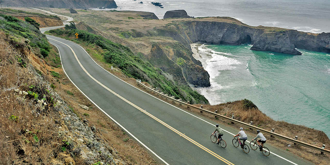 Cycling tour in California